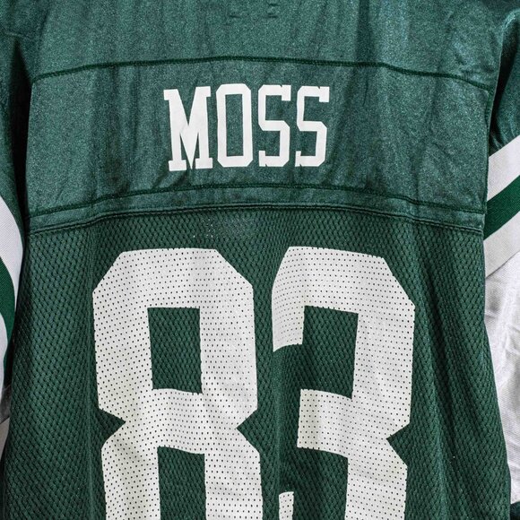 New York Jets Santana Moss #83 Reebok Jersey NFL Large Football - Picture 7 of 7